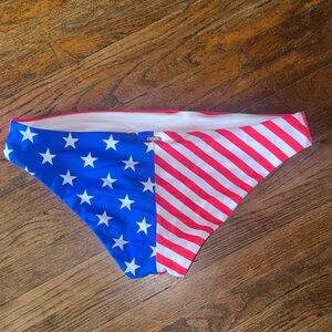 VS Pink American Flag Bikini Bottom